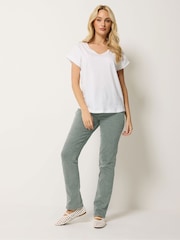 M&Co Grey Wash Straight Leg Jeans - Image 2 of 5