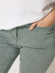 M&Co Grey Wash Straight Leg Jeans - Image 4 of 5