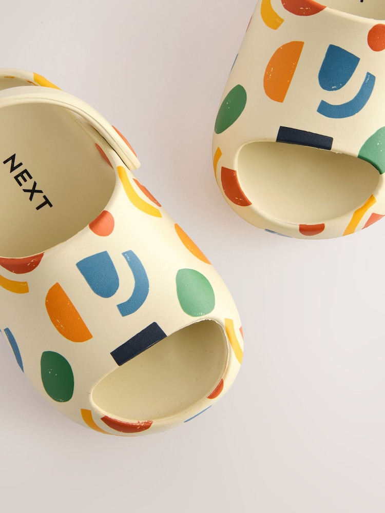 Neutral Bright Shapes Sliders with Backstrap - Image 5 of 5