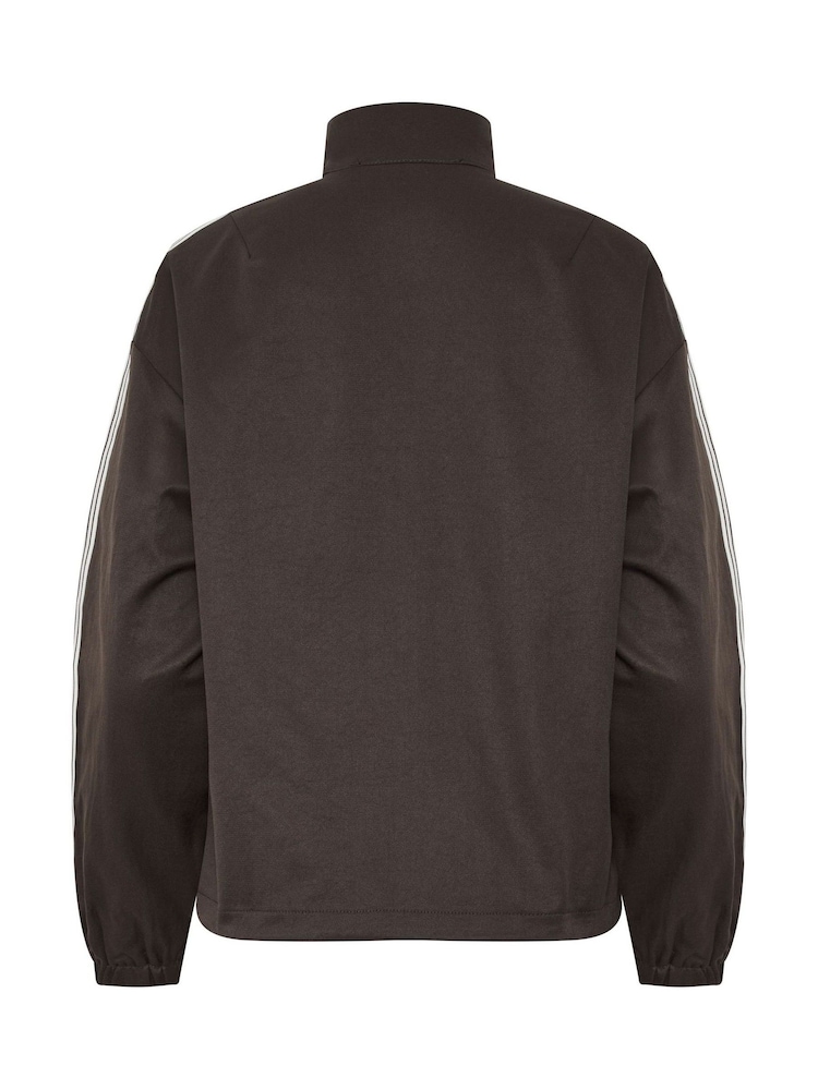 PixieGirl Petite Brown Striped Track Jacket - Image 6 of 6