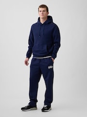 Gap Navy Logo Straight-Leg Joggers - Image 3 of 4