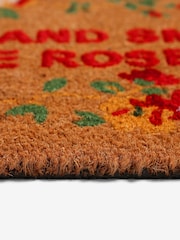 Cath Kidston Stop And Smell The Roses Slogan Doormat - Image 5 of 5