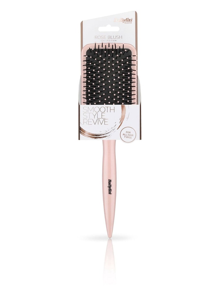 BaByliss Pink Rose Paddle Brush - Image 1 of 2