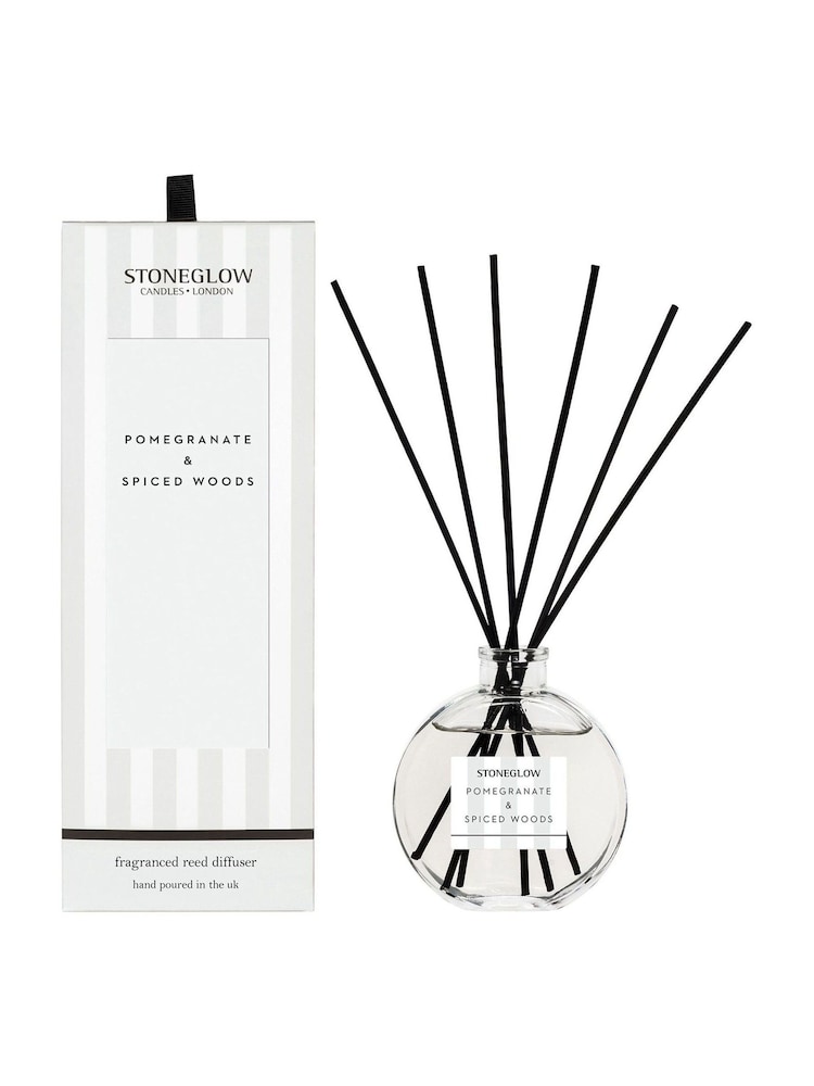 Stoneglow Pomegranate & Spiced Woods 120ml Modern Classics Reed Diffuser - Image 1 of 1