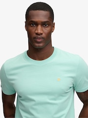 Superdry Green Logo Embroidered T-Shirt - Image 5 of 7