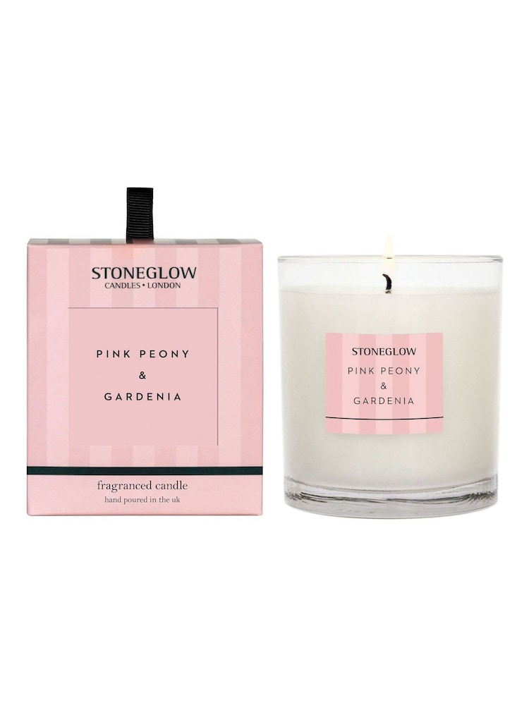 Stoneglow Pink Peony & Gardenia 1 Wick Modern Classics Scented Candle - Image 1 of 1