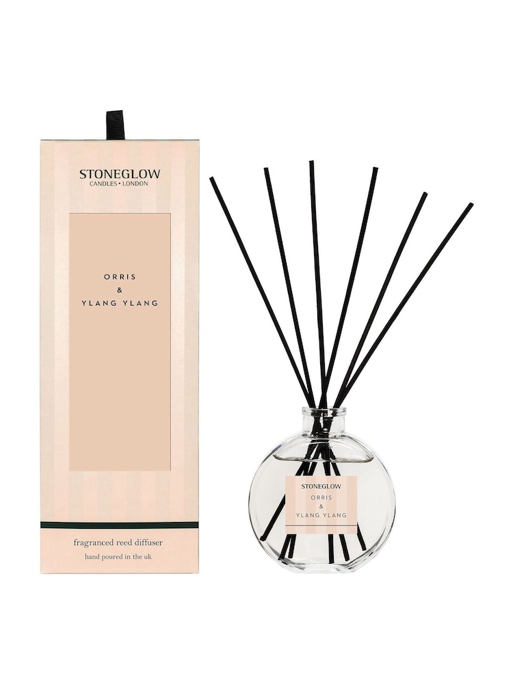 Stoneglow Orris & Ylang Ylang 120ml Modern Classics Reed Diffuser - Image 1 of 1 Stoneglow Orris & Ylang Ylang 120ml Modern Classics Reed Diffuser - Image 1 of 1