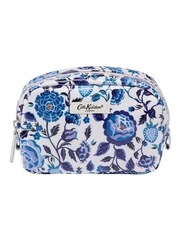 Cath Kidston Make Up Bag with Mirror Navy Carnation - Image 2 of 4
