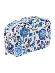 Cath Kidston Make Up Bag with Mirror Navy Carnation - Image 3 of 4