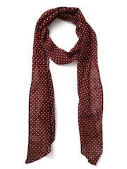 Aela Skinny Red Scarf - صورة 4 من 5