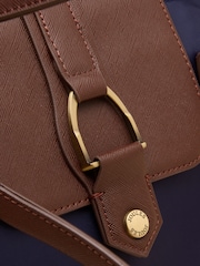 Joules Edie Navy Zip Top Shopper Bag - Image 7 of 8