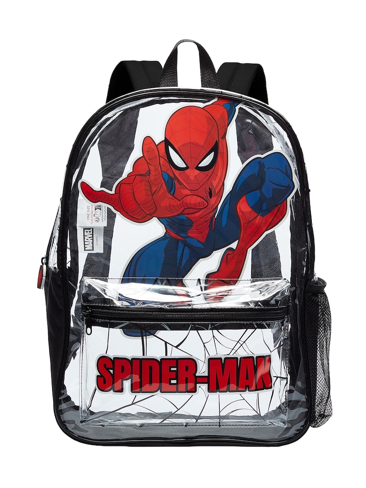 Character Red Marvel Spider-Man Transparent Backpack - Image 1 of 10 Character Red Marvel Spider-Man Transparent Backpack - Image 1 of 10