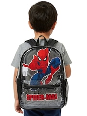 Character Red Marvel Spider-Man Transparent Backpack - Image 7 of 10