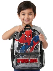 Character Red Marvel Spider-Man Transparent Backpack - Image 8 of 10