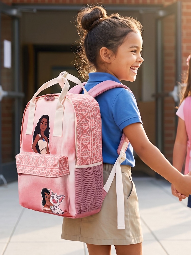 Character Pink Disney Backpack Moana, Simea and Pua - Image 11 of 11 Character Pink Disney Backpack Moana, Simea and Pua - Image 11 of 11