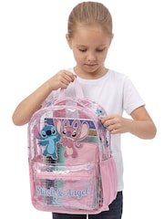 Character Pink Disney Lilo And Stitch Backpack Stitch & Angel - Image 1 of 12