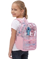 Character Pink Disney Lilo And Stitch Backpack Stitch & Angel - Image 4 of 12