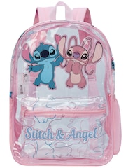 Character Pink Disney Lilo And Stitch Backpack Stitch & Angel - Image 7 of 12