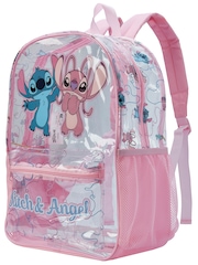 Character Pink Disney Lilo And Stitch Backpack Stitch & Angel - Image 9 of 12
