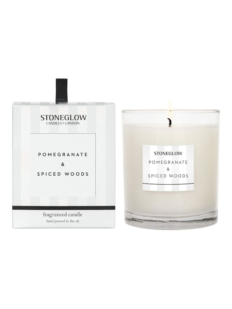 Stoneglow Pomegranate & Spiced Woods Modern Classics Scented Candle - Image 1 of 1 Stoneglow Pomegranate & Spiced Woods Modern Classics Scented Candle - Image 1 of 1