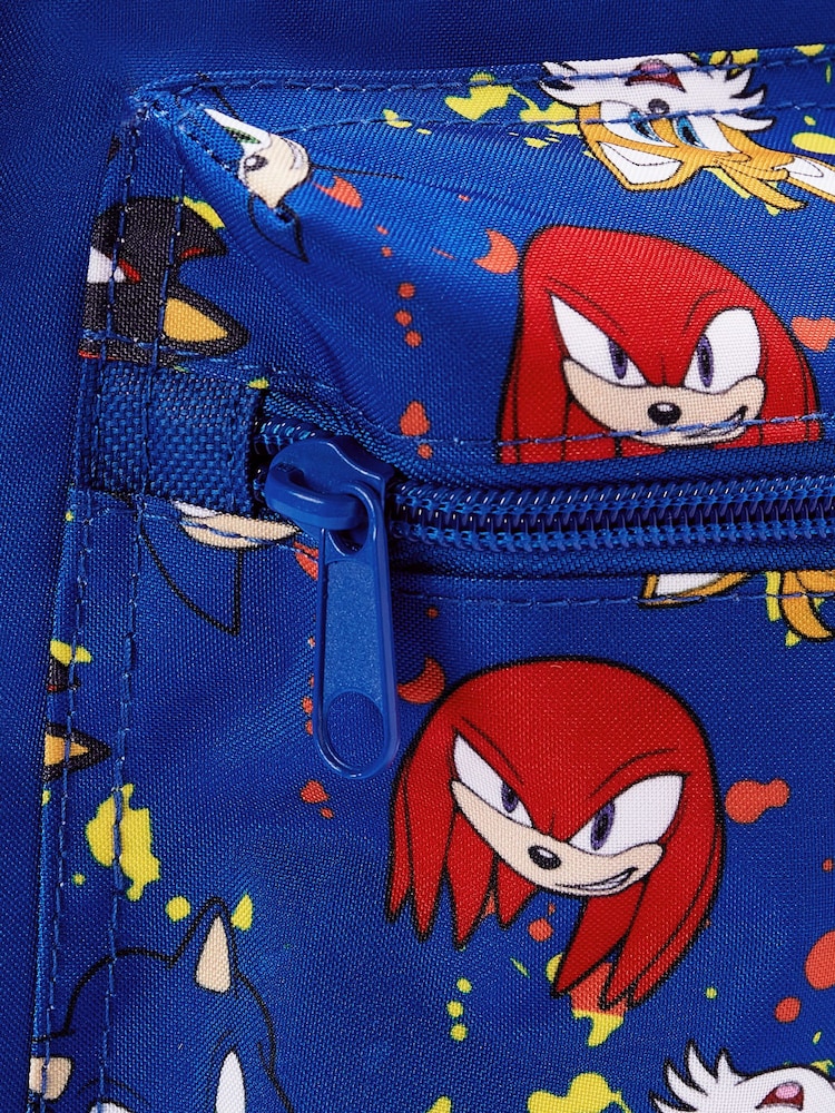 Character Blue Sonic The Hedgehog Backpack 3D Ears - Image 9 of 9
