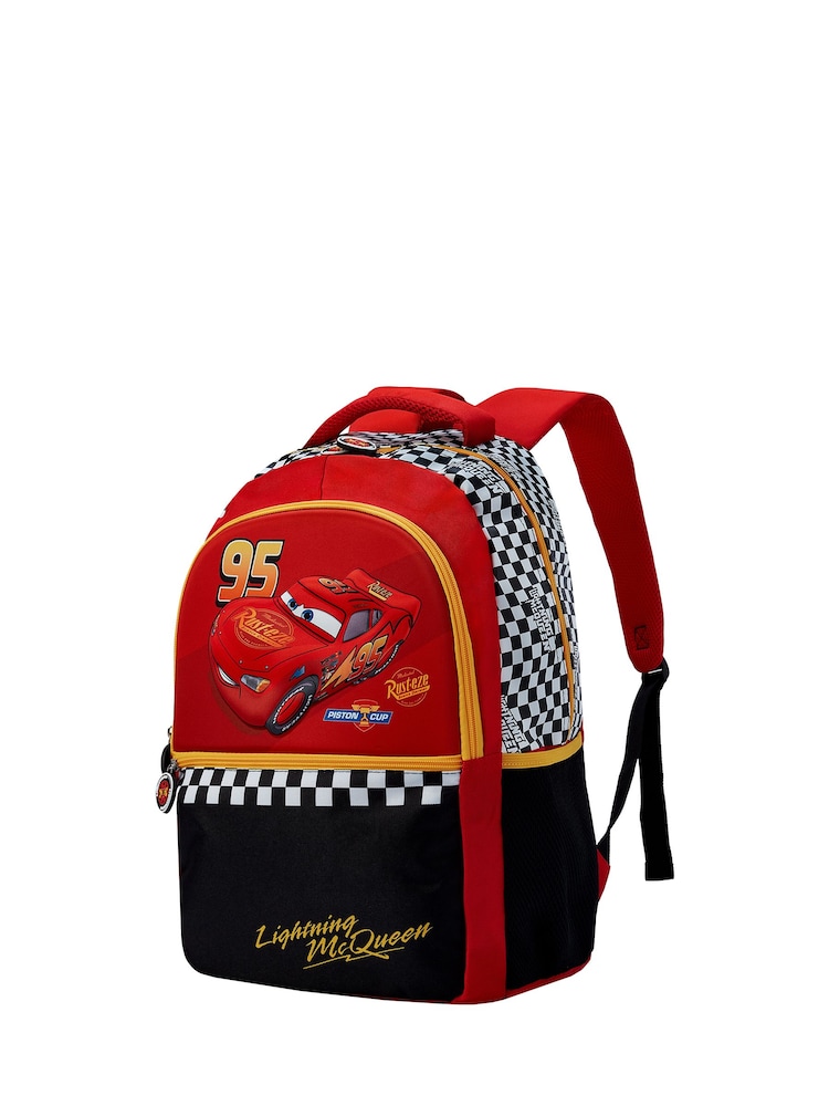 Character Red Disney Cars Lightning McQueen Backpack - Image 2 of 10 Character Red Disney Cars Lightning McQueen Backpack - Image 2 of 10