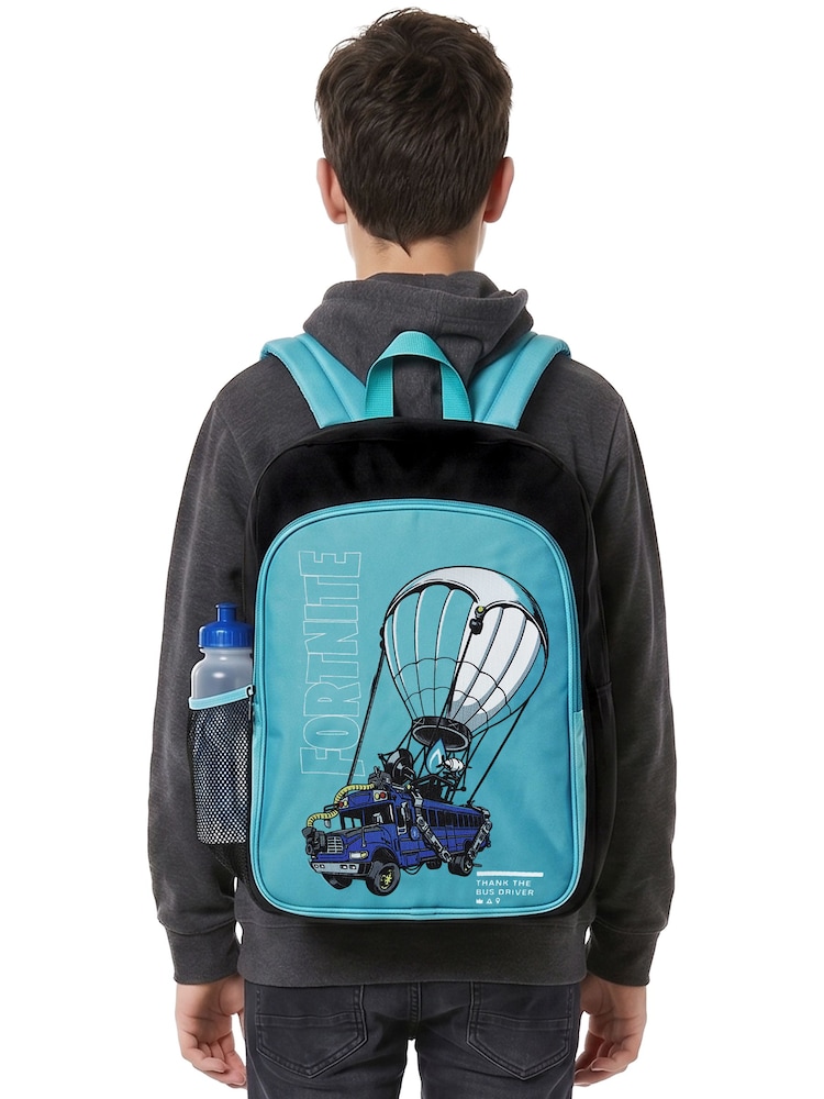 Character Blue Fortnite Battle Bus Backpack - Image 2 of 10 Character Blue Fortnite Battle Bus Backpack - Image 2 of 10