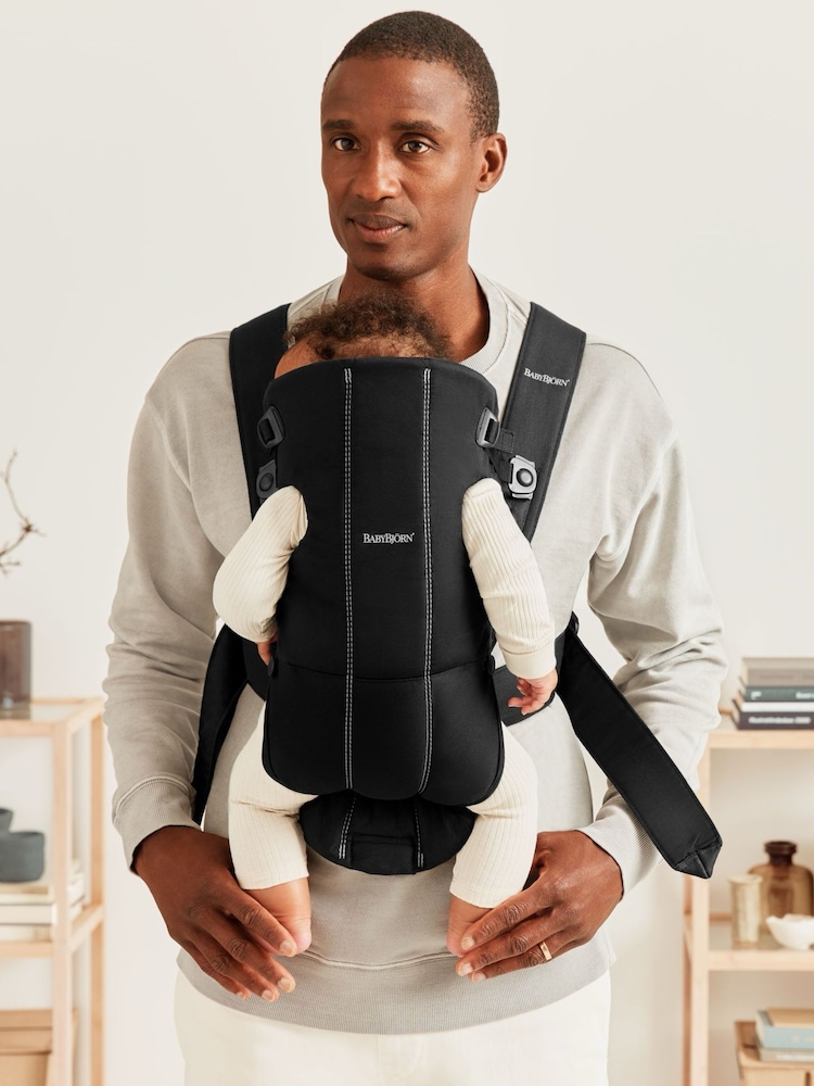 Buy BabyBjörn Black Baby Carrier Mini Woven from the Next UK - Main Image
