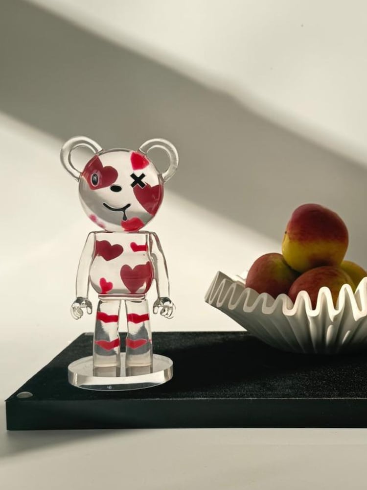 Bag & Bones Red Hearts BearMouse Ornaments Sculpture - Image 1 of 2