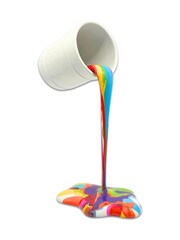 Bag & Bones Multi Paint Pot Sculpture - Image 2 of 2