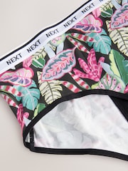Rosa intenso con estampado - Pack de 2 braguitas menstruales para flujo abundante - Imagen 11 de 11