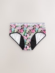 Rosa intenso con estampado - Pack de 2 braguitas menstruales para flujo abundante - Imagen 8 de 11