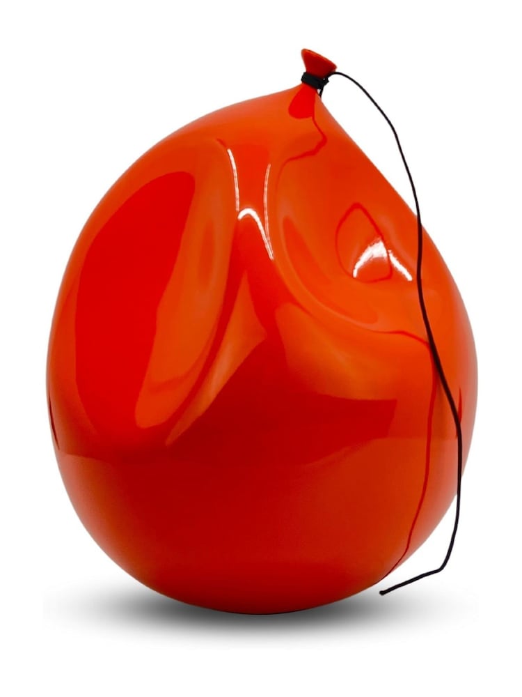 Bag & Bones Orange Balloon Ornaments Sculpture - Image 2 of 2