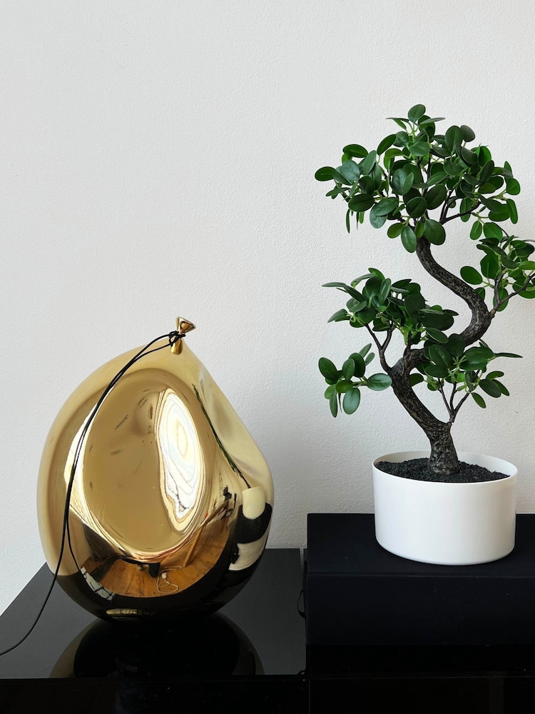 Bag & Bones Gold Balloon Ornaments Sculpture - Image 1 of 2