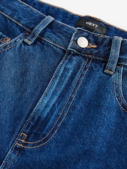 Dark Wash 100% Cotton Rigid Denim Shorts - Image 7 of 7