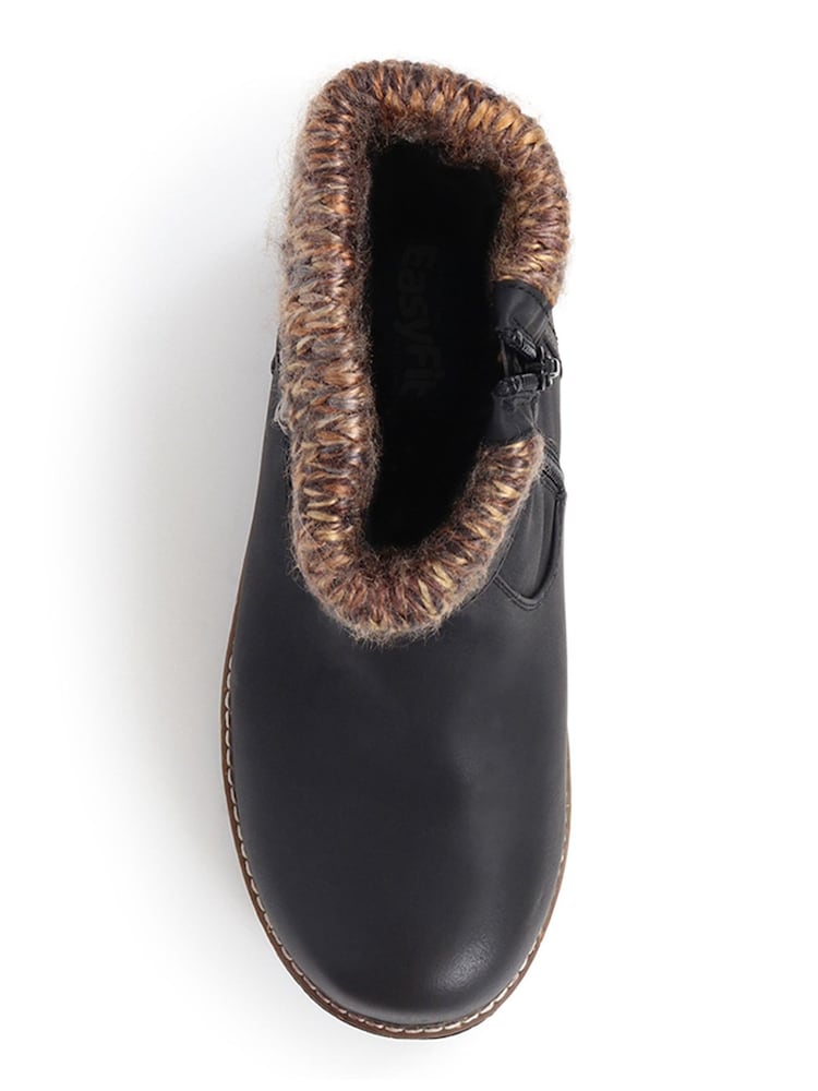 Noir - Pavers Bottines en maille à poignets - Image 4 of 5