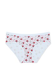 Victoria's Secret Blue Floral Heart Hipster Knickers - Image 3 of 3