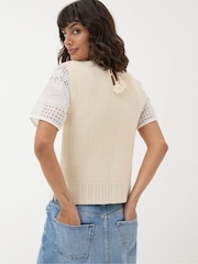 FatFace Ivory Lia 2 in 1 Tank - Image 2 of 5