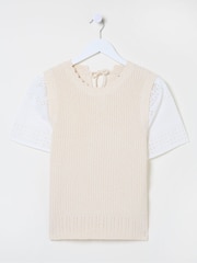 FatFace Ivory Lia 2 in 1 Tank - Image 5 of 5