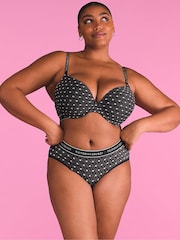 Victoria's Secret Black Hearts Hipster Knickers - Image 1 of 2
