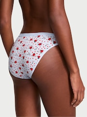Victoria's Secret Blue Floral Heart Bikini Knickers - Image 2 of 3