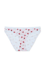 Victoria's Secret Blue Floral Heart Bikini Knickers - Image 3 of 3