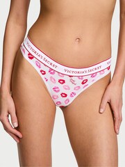 Victoria's Secret White Kisses Thong Knickers - Image 1 of 3