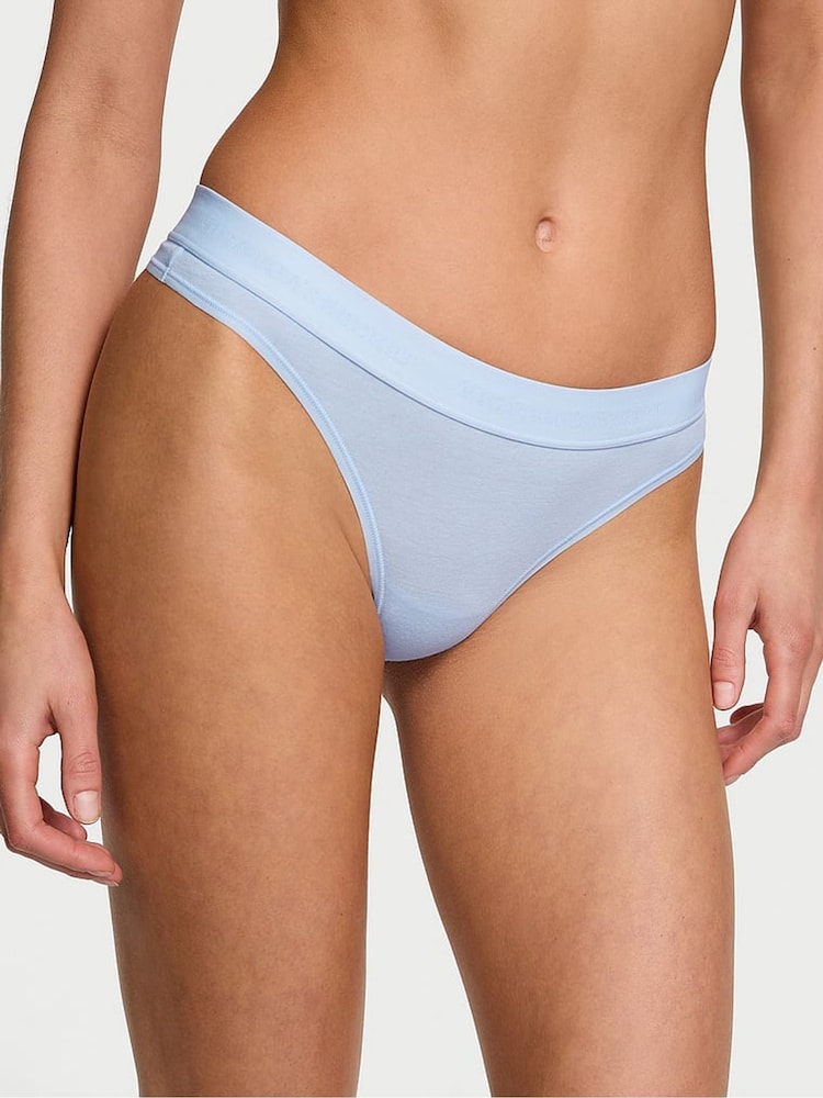 Victoria's Secret Light Blue Thong Knickers - Image 1 of 2