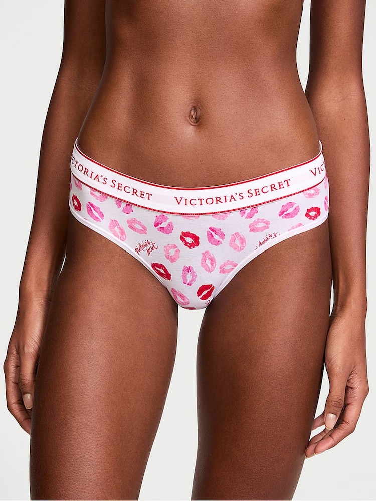 Victoria's Secret White Kisses Hipster Knickers - Image 1 of 3