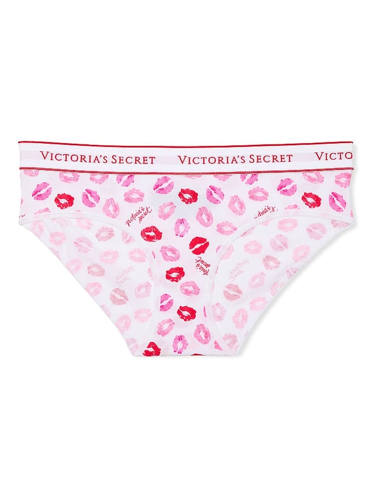 Victoria's Secret White Kisses Hipster Knickers - Image 3 of 3
