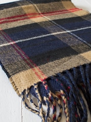 Solesmith Blue Reversible Personalised Tartan Scarf - Image 3 of 5