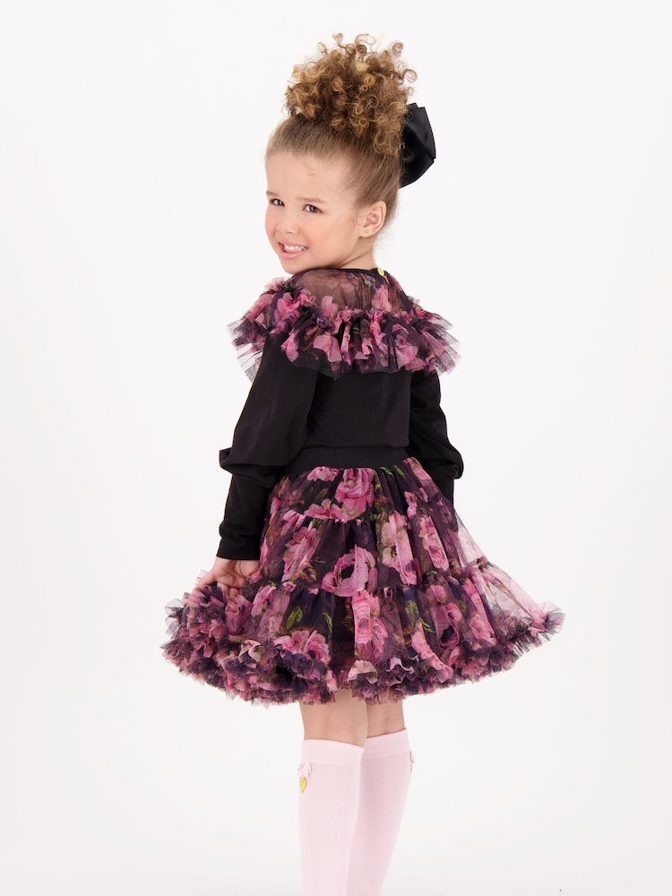 Angels Face Black Deidre Kew Tulle Top - Image 2 of 4