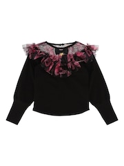 Angels Face Black Deidre Kew Tulle Top - Image 4 of 4