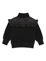 Angels Face Adalene Jacquard Panel 100% Cotton Black Sweatshirt - Image 5 of 5